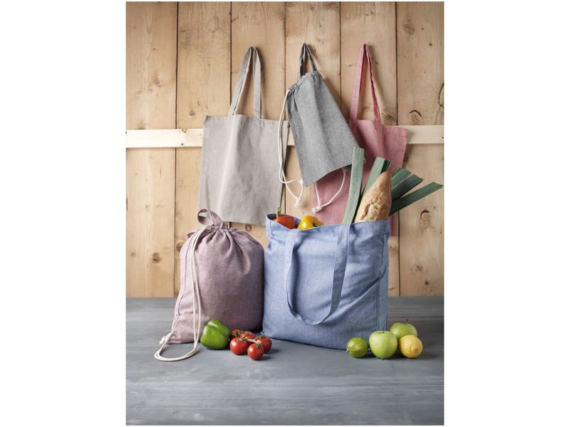 Pheebs 210 g/m² gerecyclede rugzak met trekkoordsluiting 6L Pheebs 210 g/m² gerecyclede rugzak met trekkoordsluiting 6L