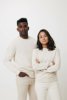 Sweater van gerecycled katoen sweater ongeverfd - minder belasting van het milieu