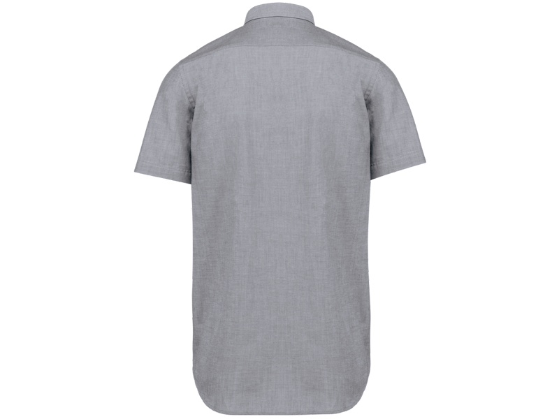 Kariban Heren oxford overhemd korte mouwen