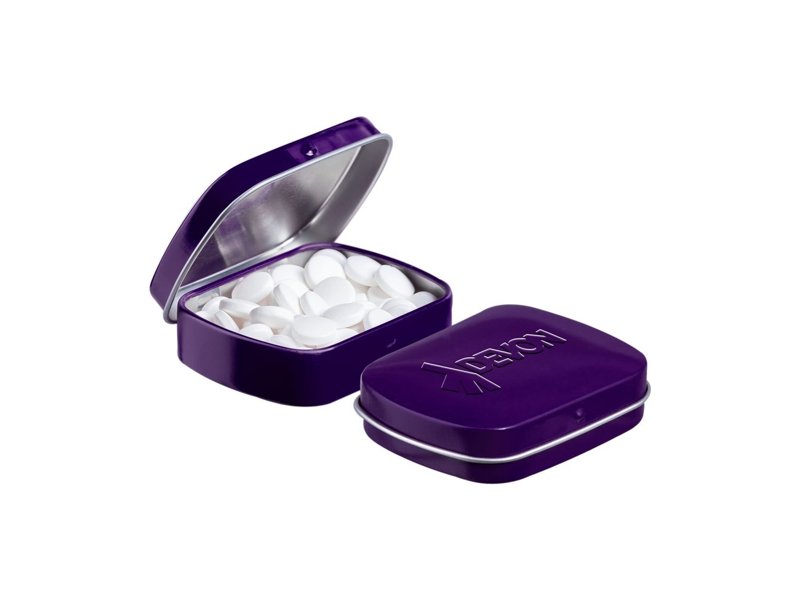 Mini scharnierblikje embossing