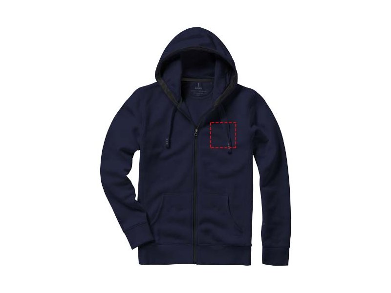 Arora heren hoodie met ritssluiting