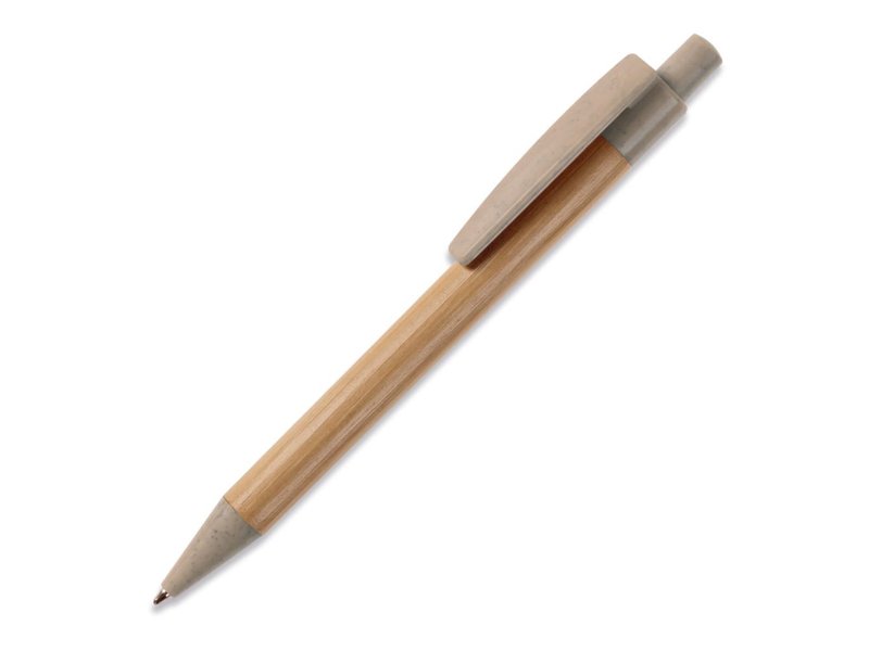 Ball pen bamboe met tarwestro