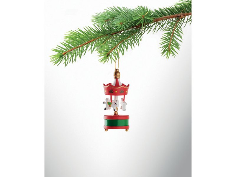Houten carrousel ornament
