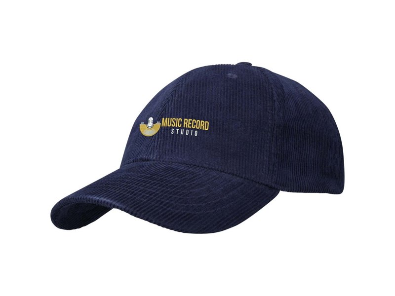 Hutton 6 panel cap van gerecycled corduroy Hutton 6 panel cap van gerecycled corduroy