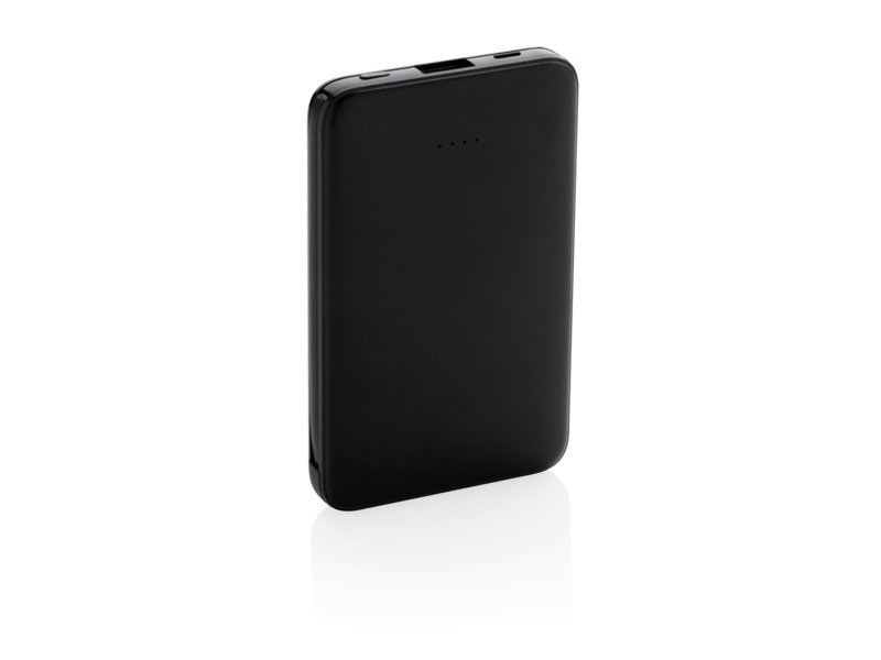 5.000 mAh zakformaat powerbank met geïntegreerde kabels 5.000 mAh zakformaat powerbank met geïntegreerde kabels