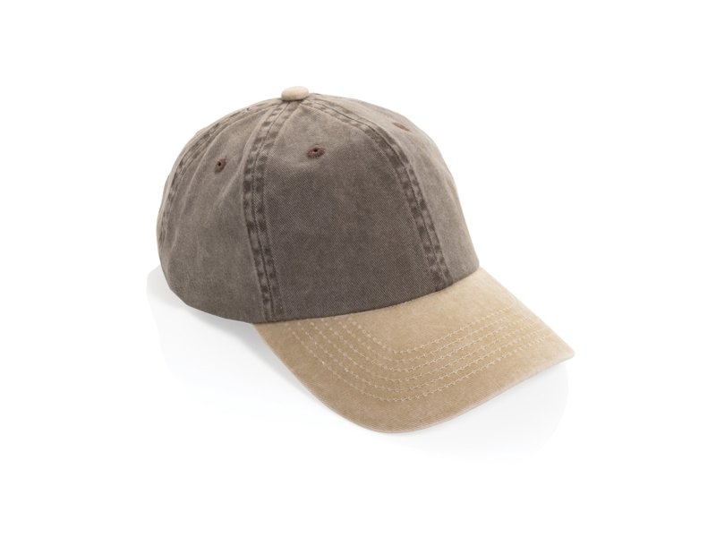 BEAU AWARE™ Washed 6 panel twill two tone cap BEAU AWARE™ Washed 6 panel twill two tone cap