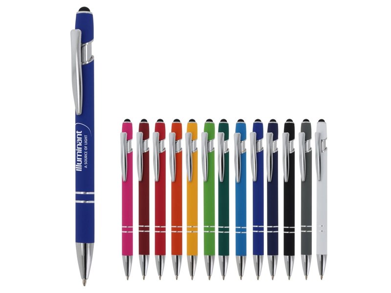 Balpen Paris Metaal rubberised