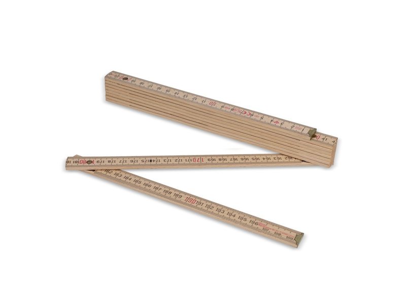Duimstok hout 2m premium natuurlijk