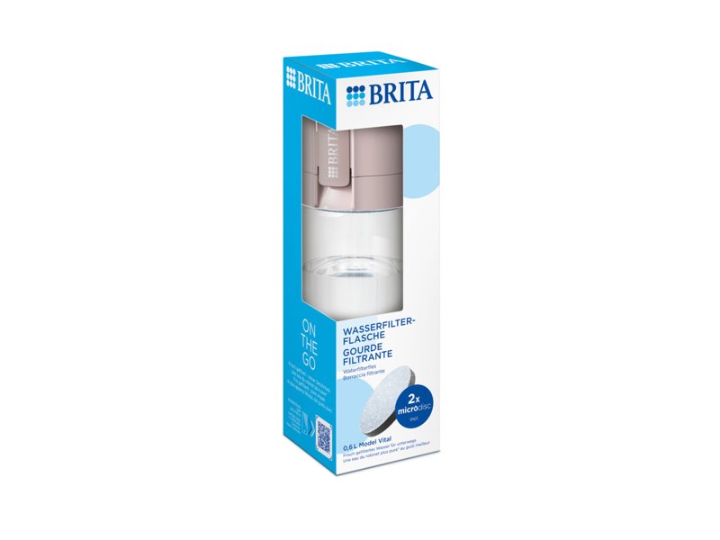 BRITA VITAL waterfilterfles incl. 2 filters 600 ml BRITA VITAL waterfilterfles incl. 2 filters 600 ml
