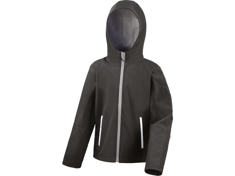 Result Kids Tx Performance Hooded Softshell Jacket Result Kids Tx Performance Hooded Softshell Jacket