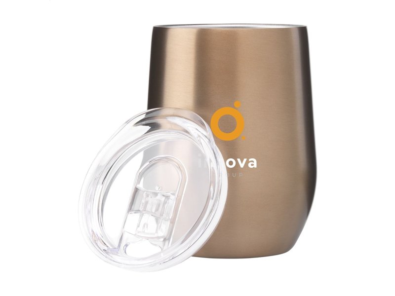 Huevo RCS Recycled Steel Cup 350 ml thermobeker Huevo RCS Recycled Steel Cup 350 ml thermobeker