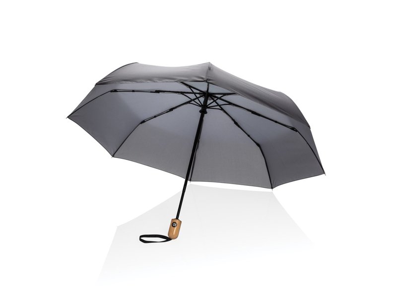 21" Impact AWARE™ RPET 190T bamboo auto open/dicht paraplu 21" Impact AWARE™ RPET 190T bamboo auto open/dicht paraplu