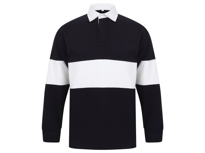 Panelled longsleeve rugby shirt