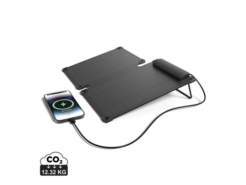 Solarpulse gerecycled plasticf draagbaar solar panel 10W