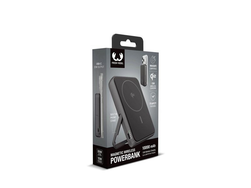 Fresh 'n Rebel Draadloze Powerbank 10000mAh Geschikt voor MagSafe