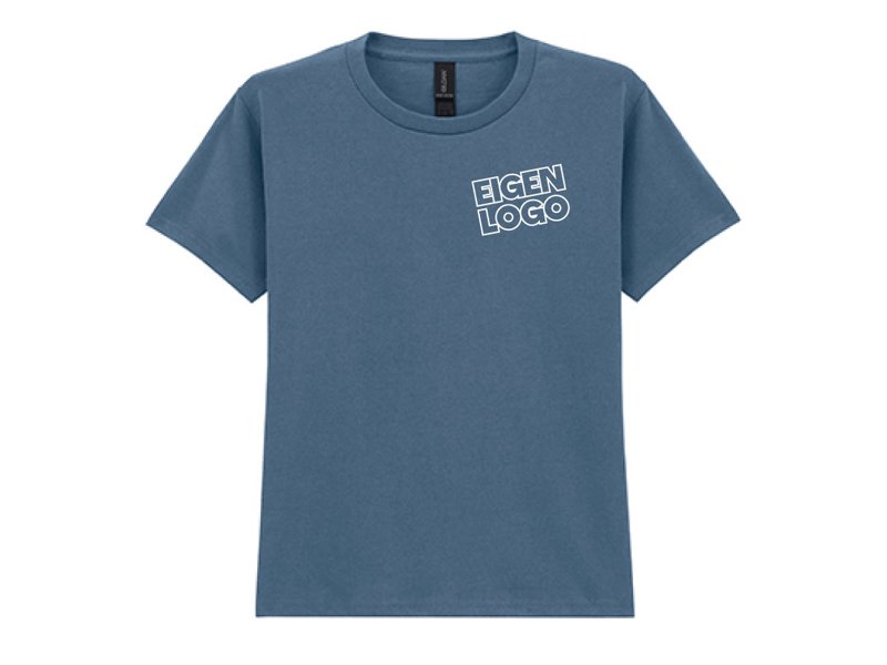 Kinder t-shirt van Gildan, mooie zware kwaliteit shirt, goed te bedrukken met uw logo Kinder t-shirt van Gildan, mooie zware kwaliteit shirt, goed te bedrukken met uw logo