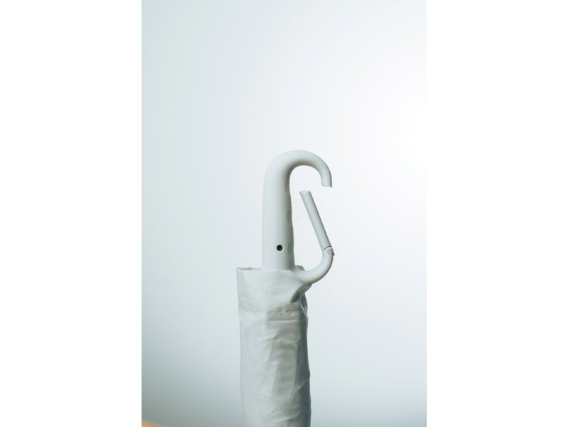 Yara 21" AWARE™ RPET paraplu in unikleur met karabijn hendel