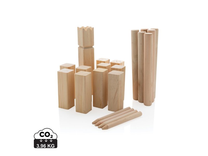 Houten kubb set Houten kubb set