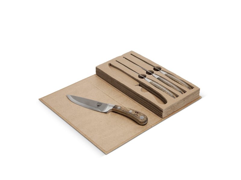 Orrefors Hunting steakmessenset staal Orrefors Hunting steakmessenset staal