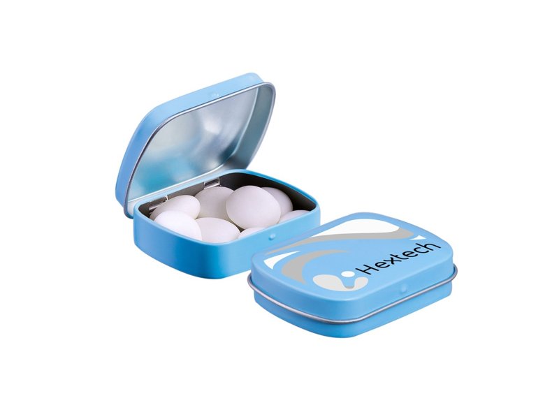 Mini scharnierblikje Mentos