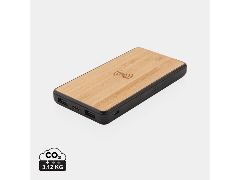 RCS gerecycled plastic 8.000 mAh draadloze powerbank RCS gerecycled plastic 8.000 mAh draadloze powerbank