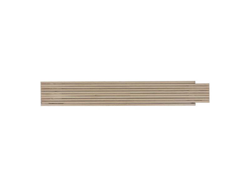 Duimstok hout 2m premium natuurlijk Duimstok hout 2m premium natuurlijk