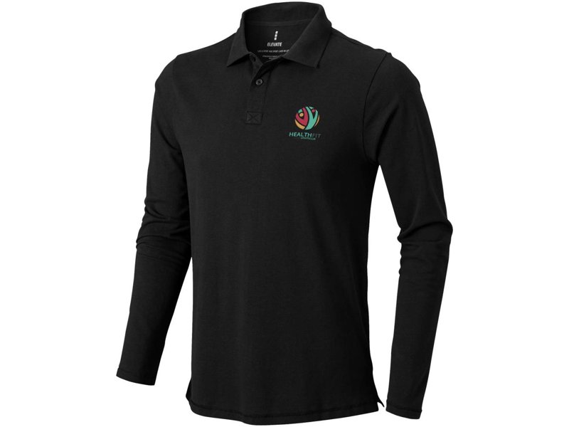 Lange mouwen heren polo » Elevate Oakville | Promotieartikelen
