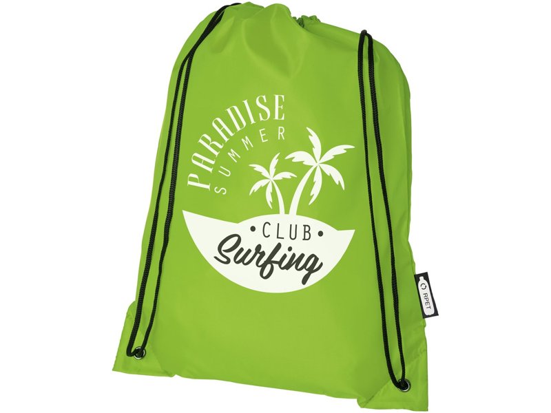 Oriole RPET rugzak met trekkoordsluiting 5L Oriole RPET rugzak met trekkoordsluiting 5L