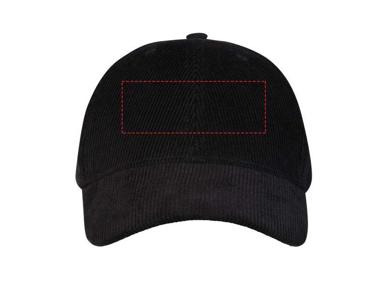 Hutton 6 panel cap van gerecycled corduroy Hutton 6 panel cap van gerecycled corduroy