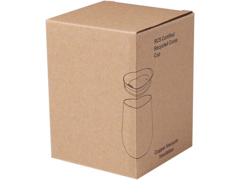 Corzo 350 ml RCS gecertificeerde vacuümgeïsoleerde kop van koper Corzo 350 ml RCS gecertificeerde vacuümgeïsoleerde kop van koper