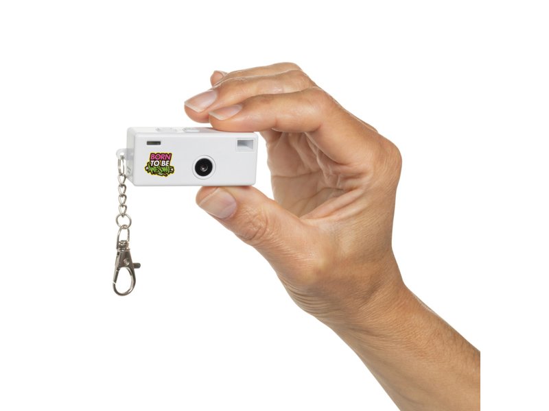 Cliq it gerecyclede plastic sleutelhangercamera Cliq it gerecyclede plastic sleutelhangercamera