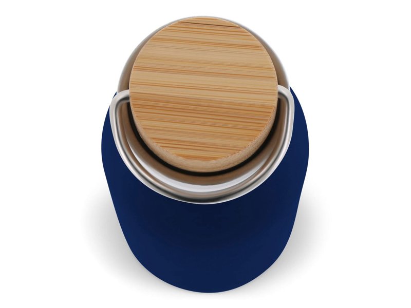 Thermo fles met bamboe deksel 500ml