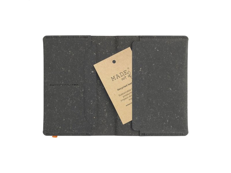 Recycled Leather Passport Holder paspoorthoesje Recycled Leather Passport Holder paspoorthoesje