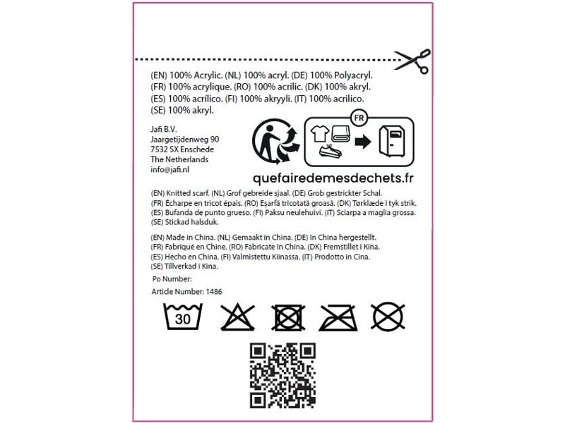 Grof Gebreide sjaal Grof Gebreide sjaal