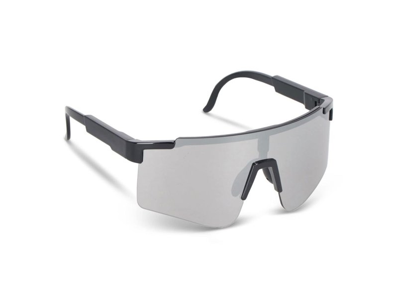 Sportzonnebril met spiegelende glazen Sportzonnebril met spiegelende glazen