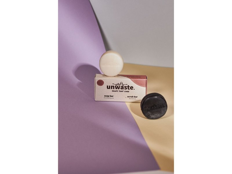 Unwaste Duopack Soap & Scrub bar