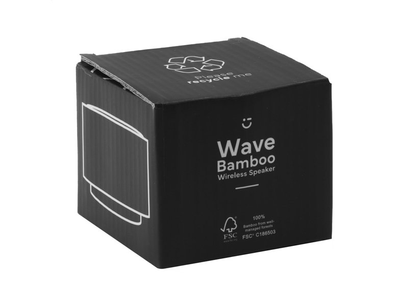 Wave FSC Bamboo Wireless Speaker draadloze speaker Wave FSC Bamboo Wireless Speaker draadloze speaker