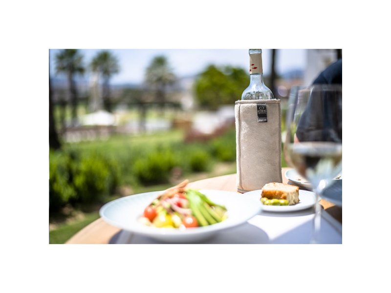 KYWIE Wine Cooler Camel Suede wijnkoeler