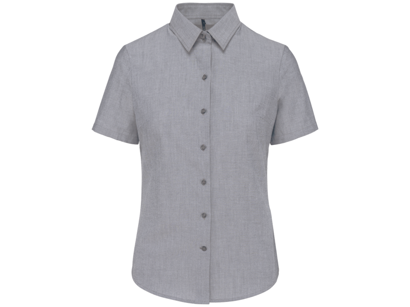 Kariban Dames oxford blouse korte mouwen Kariban Dames oxford blouse korte mouwen