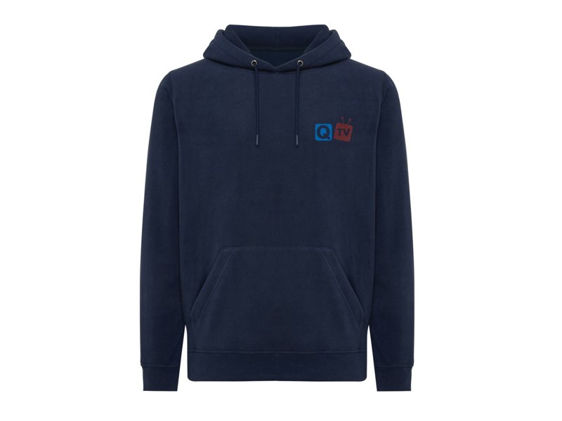 Iqoniq Trivor gerecycled polyester fleece hoodie