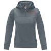 Sayan anorak dames sweater met halve rits en capuchon