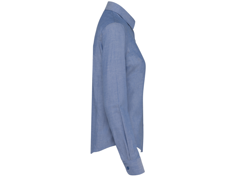 Kariban Dames oxford blouse lange mouwen Kariban Dames oxford blouse lange mouwen