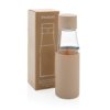 Ukiyo glazen hydratatie-trackingfles met sleeve Ukiyo glazen hydratatie-trackingfles met sleeve