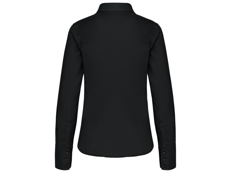 Kariban Dames non-iron blouse lange mouwen
