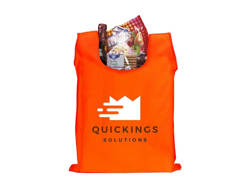 Opvouwbare boodschappentas, bedrukt met uw logo uitdelen?