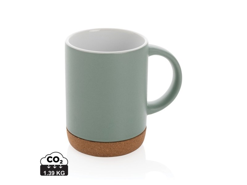 Keramische mok met kurken bodem Keramische mok met kurken bodem