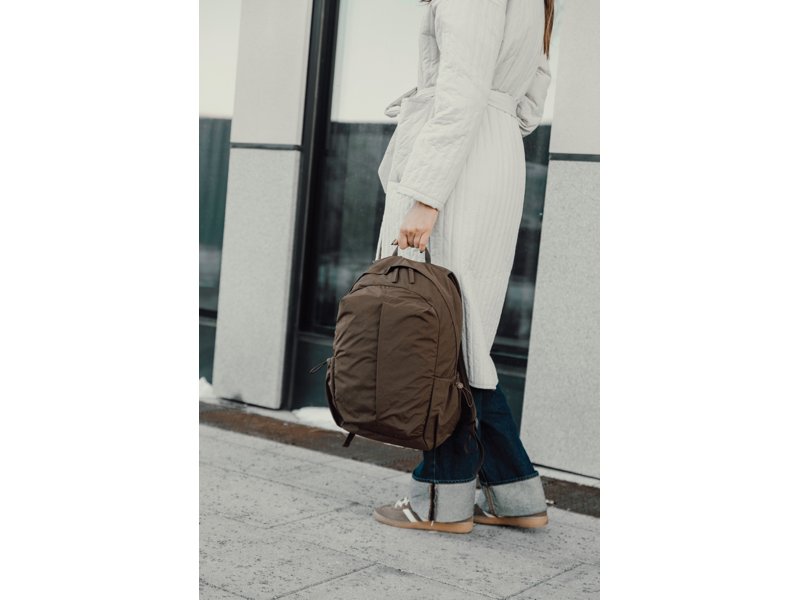 KENTO URBAN RCS recycled nylon 15,6 inch rugzak met voorvak KENTO URBAN RCS recycled nylon 15,6 inch rugzak met voorvak