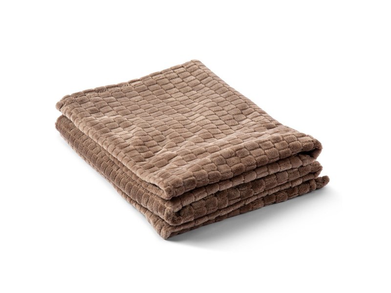 Kosta Linnewafveri Fleece deken Jaquard 130x170 cm