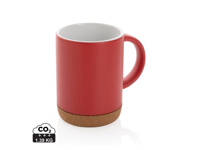 Keramische mok met kurken bodem Keramische mok met kurken bodem