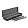 Metalen balpen en rollerbal pen set